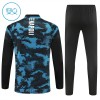 Barn SSC Napoli Trainings Sweatshirt Kvarts-Dragkedja 2024-25 Navy